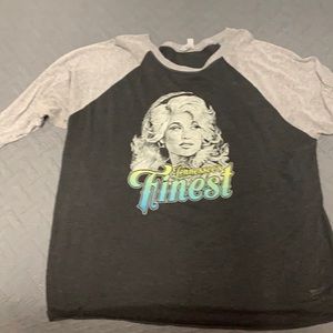 Dolly Parton baseball tee